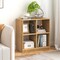 29 Inch Multi-Purpose Kids Storage Cabinet with Spacious Top and 4 Open Cubes for Toys and Books